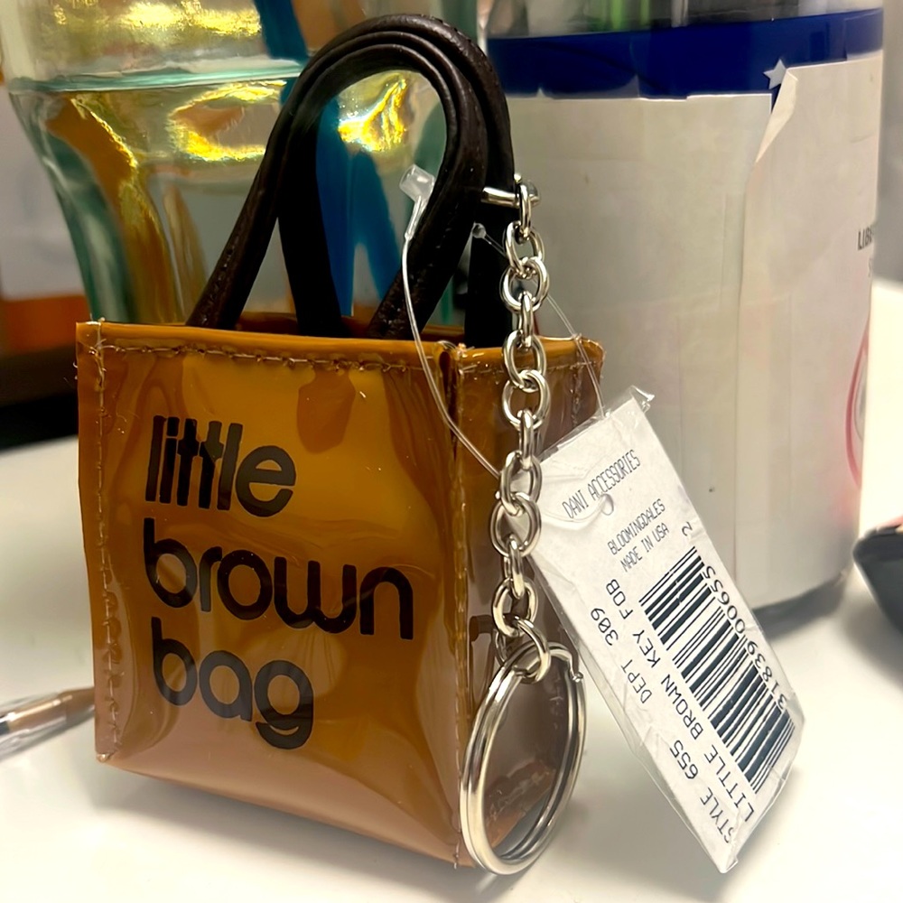 Little Brown Bag Key Fob- Bloomingdale’s